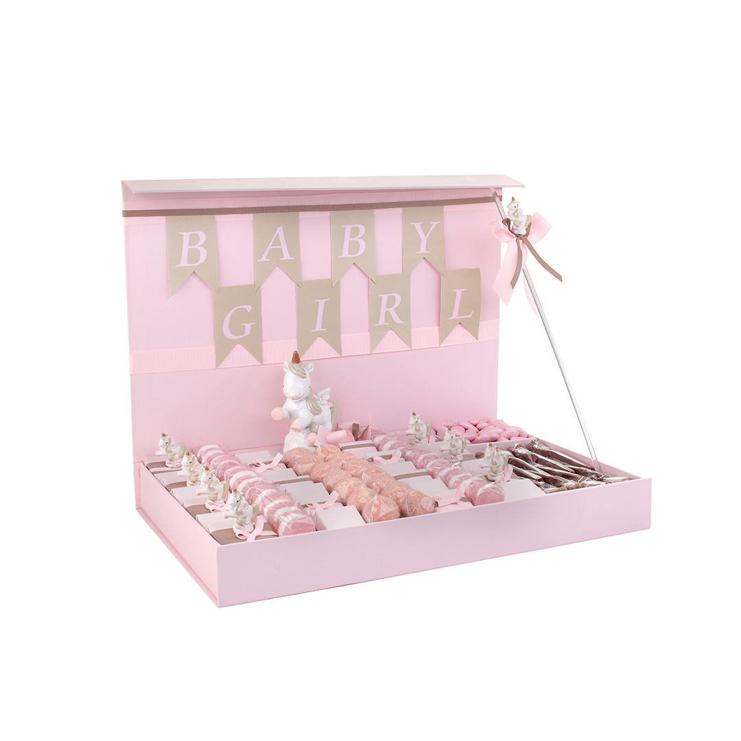 baby girl chocolate boxes